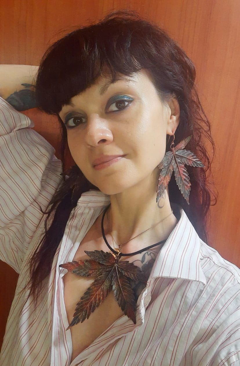 Комплект: серьги и подвеска "Индика" Медный Лис 1 Комплект: серьги и подвеска "Индика" Медный Лис