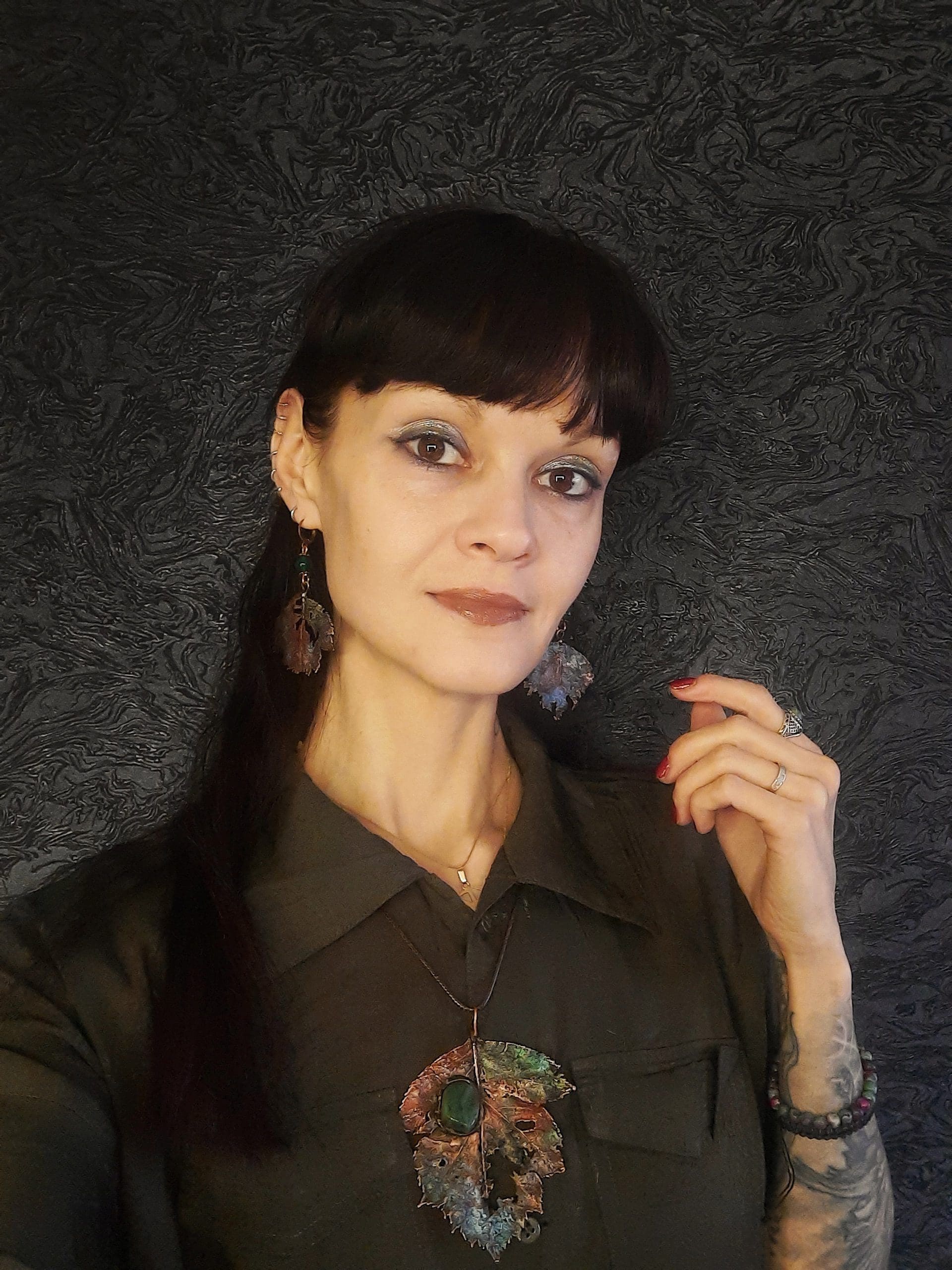 Серьги "Пламя Иркаллы" Медный Лис 4 Серьги "Пламя Иркаллы" Медный Лис — изображение 4